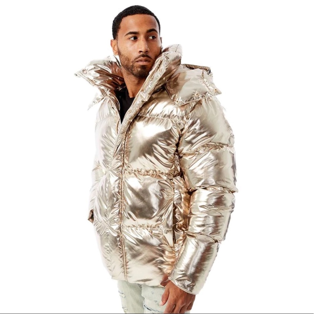 Jordan Craig Gold Puffer Jacket